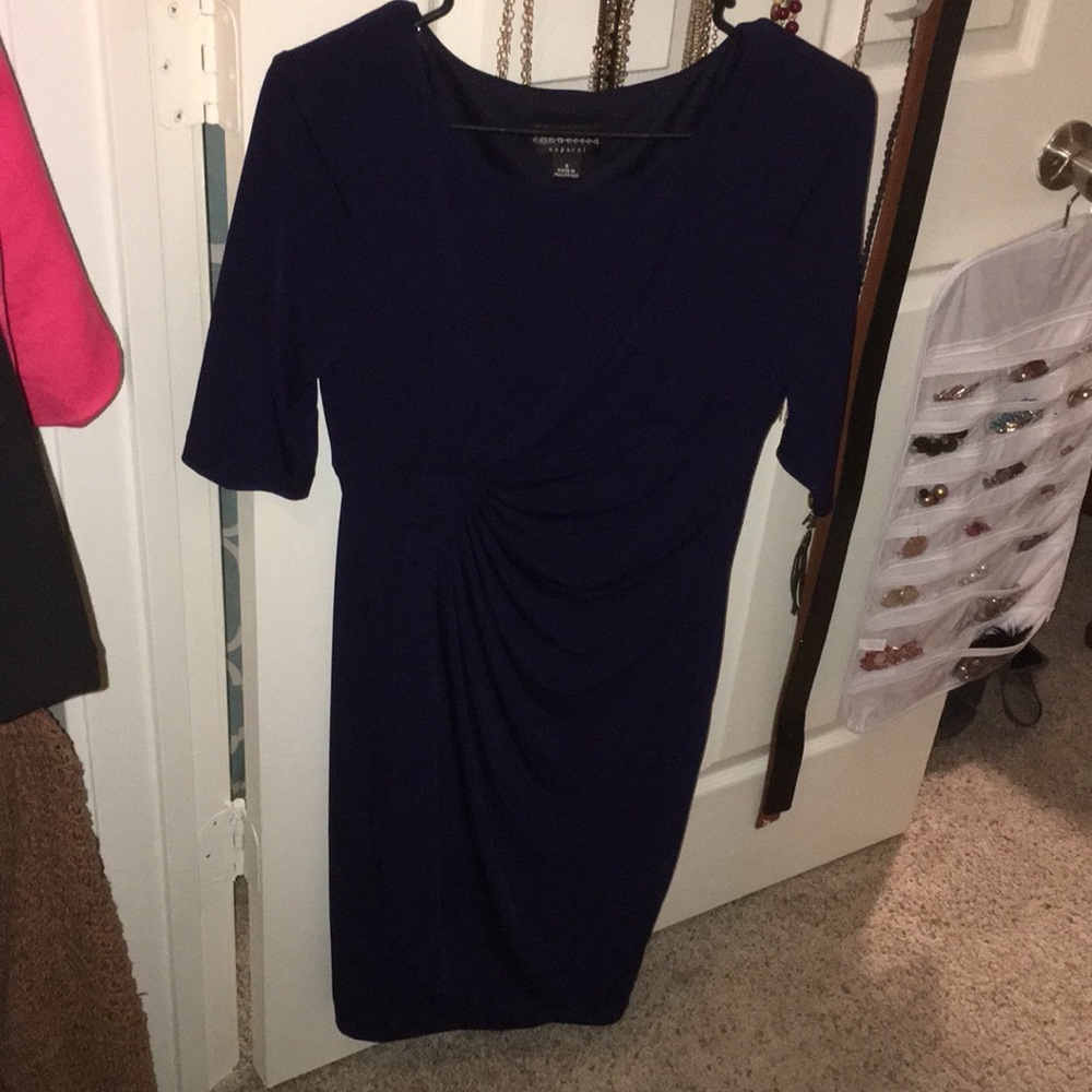 Navy work dress